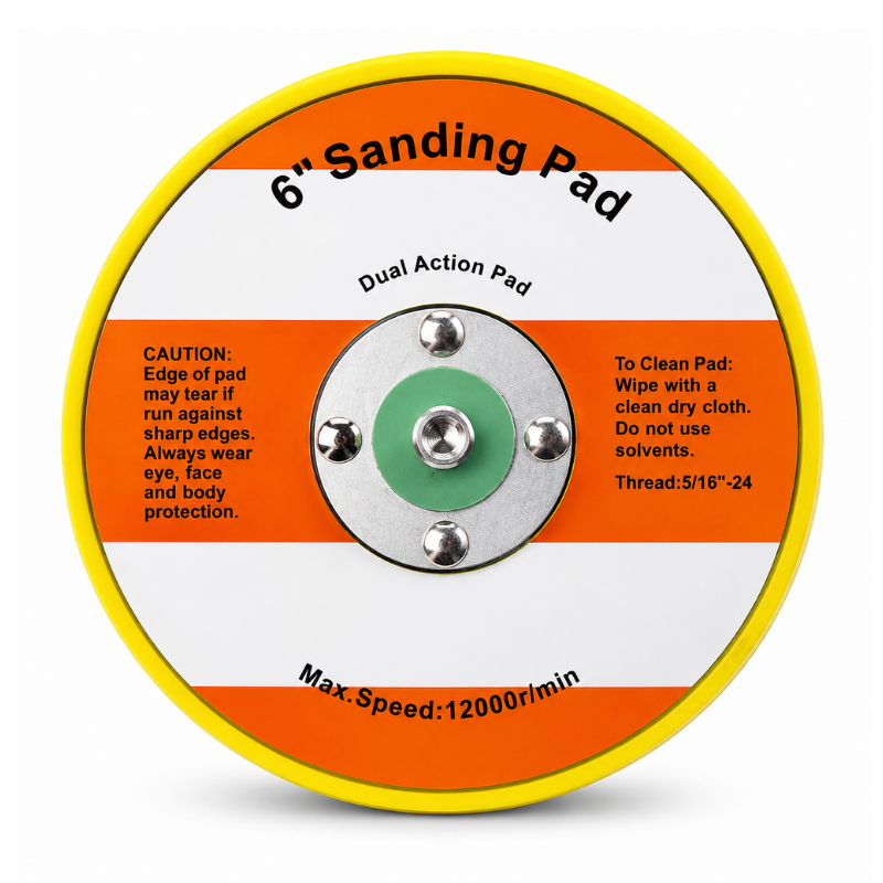BLYSK 6" Hook & Loop Backing Pad 5/16"-24 Thread 12000 RPM