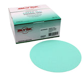6" Green Aluminum Oxide Sanding Discs – P80 to P800 Grit – Latex Paper, Semi-Open Coat – Hook & Loop/PSA – Clean Sanding for Metal, Wood, Paint, Plastic, 50-Pack (Hook & Loop 80 Grit)
