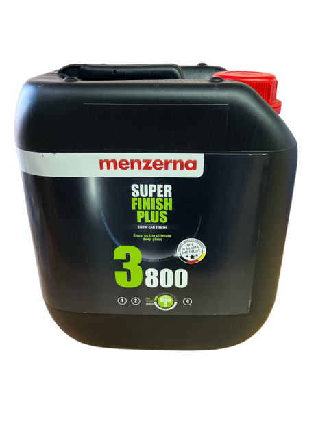 menzerna Super Finish Plus 3800 128 fl oz/Gallon High-Gloss Polish for Maximum deep Shine