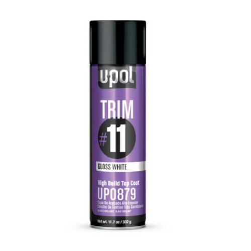 UP0879 TRIM #11 High Build Gloss White Top Coat 11.7 oz/450 mL