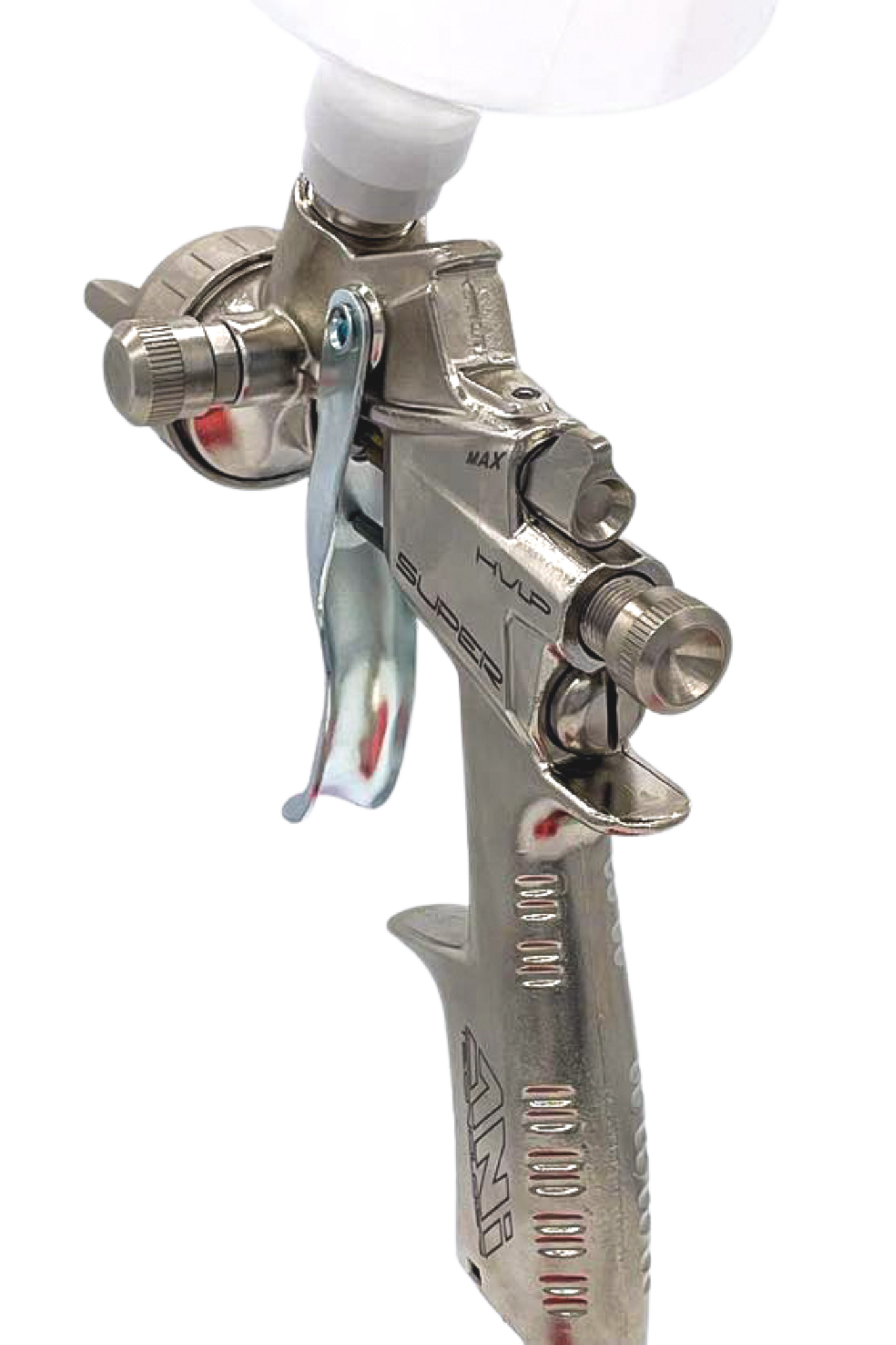 ANI F1/N-Super/S HVLP Spray Gun - Stainless Steel, Nozzle Light Weight - Maazzo
