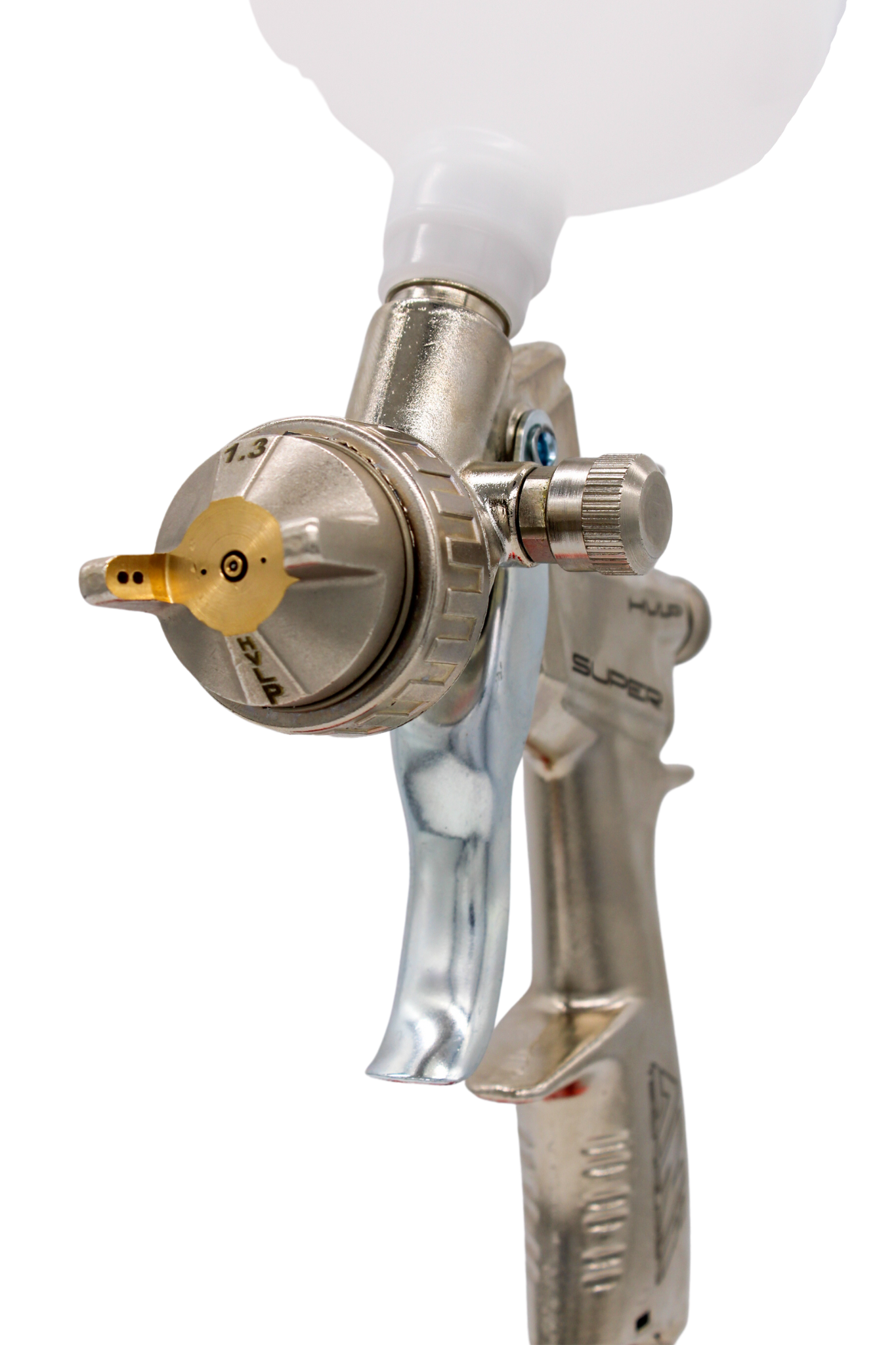 ANI F1/N-Super/S HVLP Spray Gun - Stainless Steel, Nozzle Light Weight - Maazzo