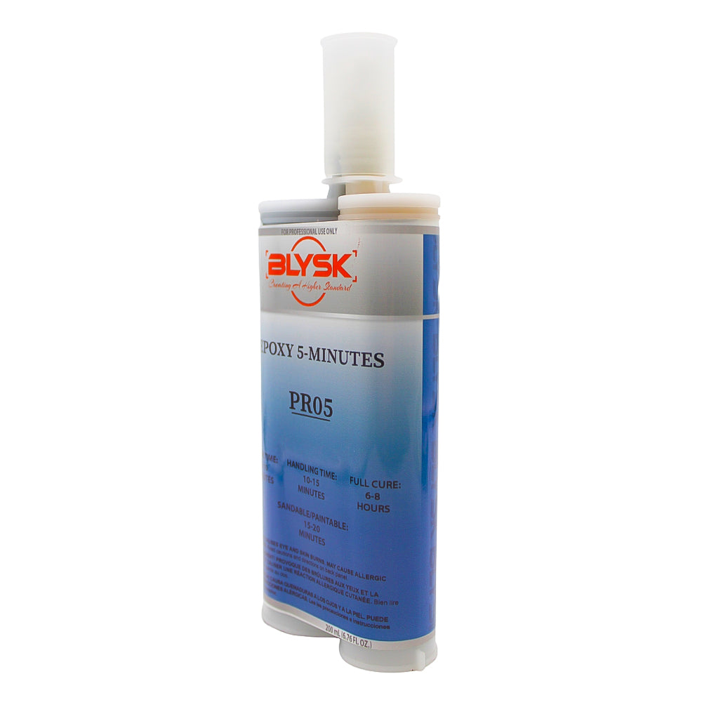 BLYSK Epoxy 5-Minutes PR05 - Two-Part High Strength Epoxy Plastic Repair - Maazzo