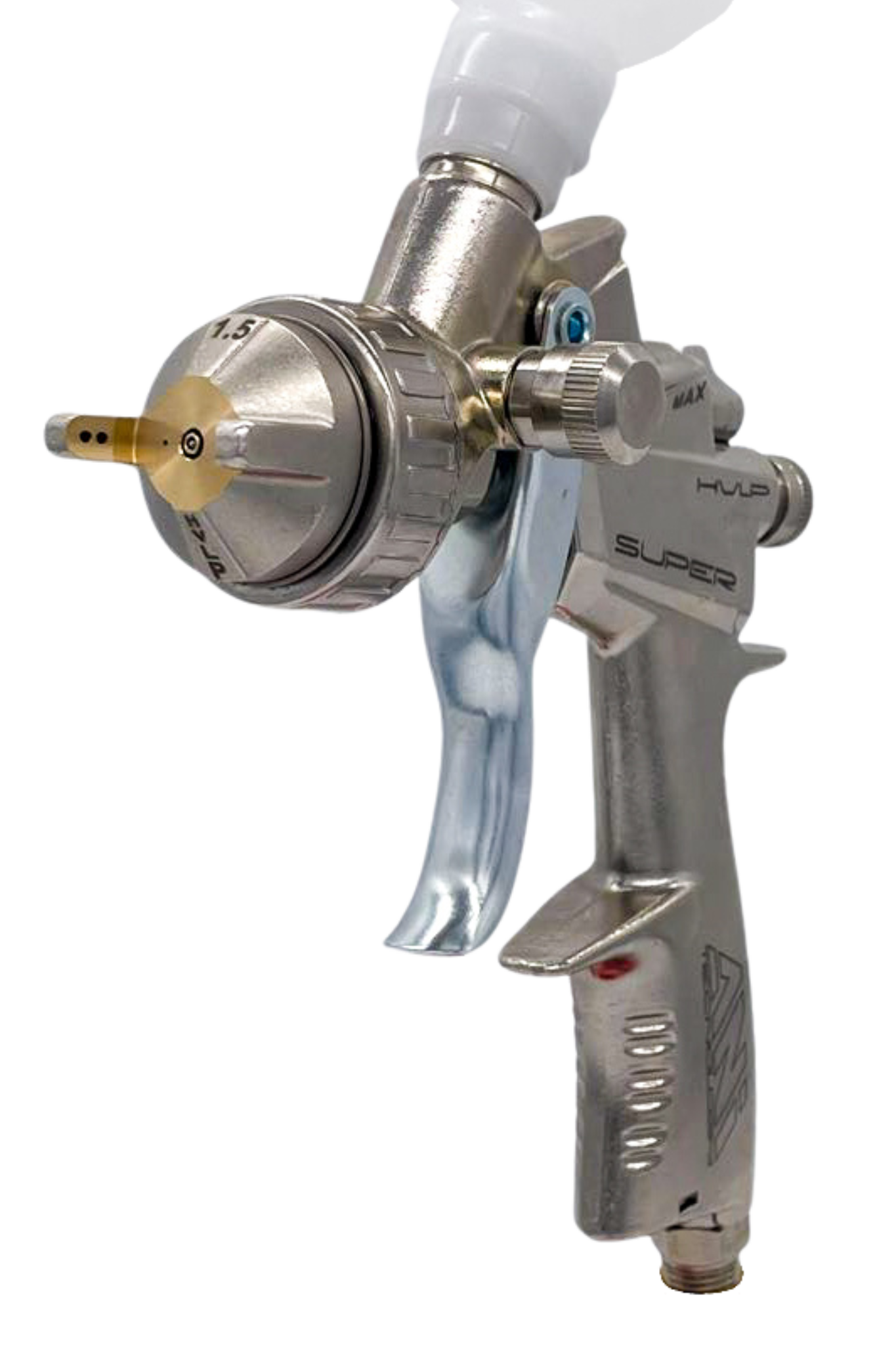 ANI F1/N-Super/S HVLP Spray Gun - Stainless Steel, Nozzle Light Weight - Maazzo