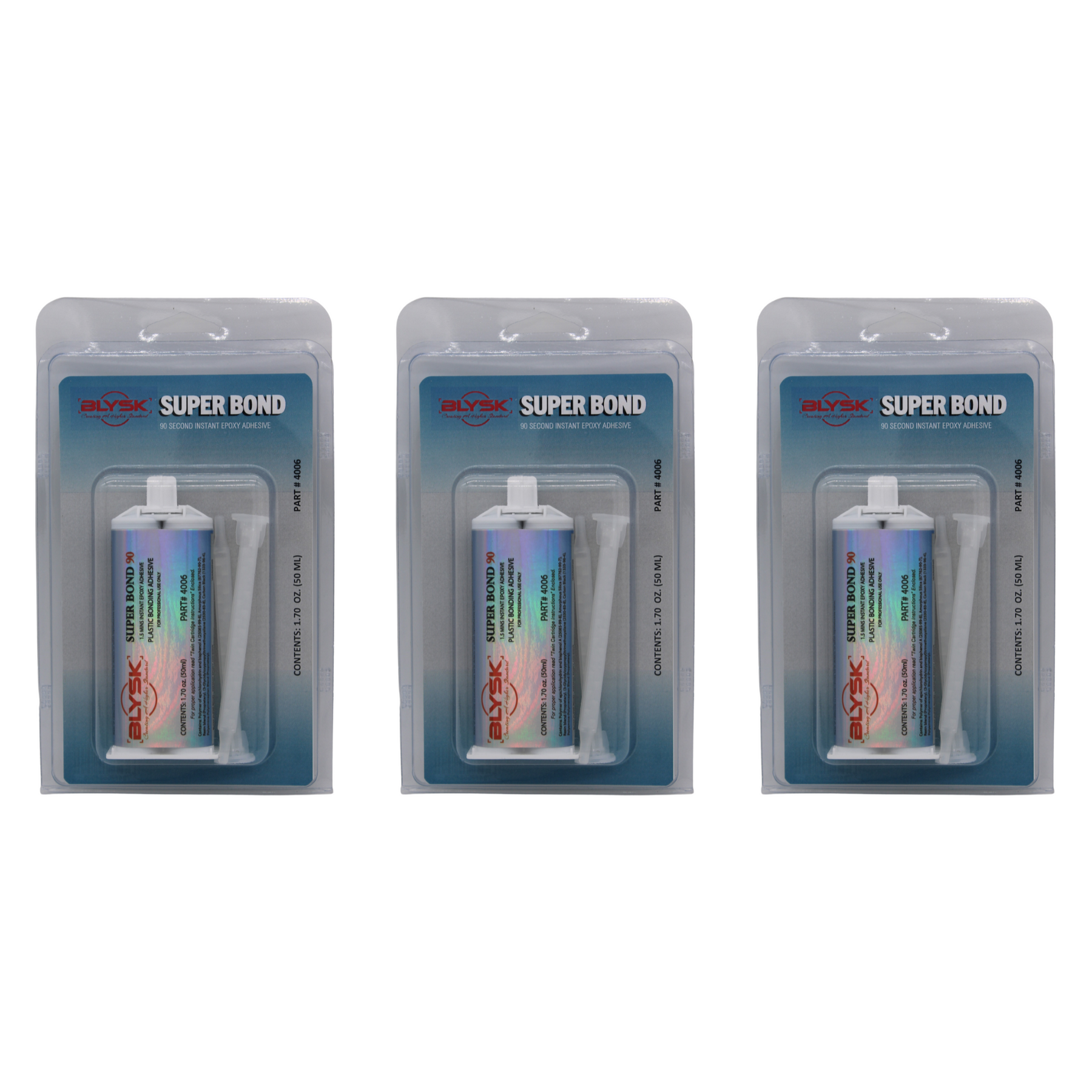 BLYSK Super Bond 90 Plastic Adhesive PR1.5 Two-Part Fast-Set Plastic Bonding Adhesive - Maazzo