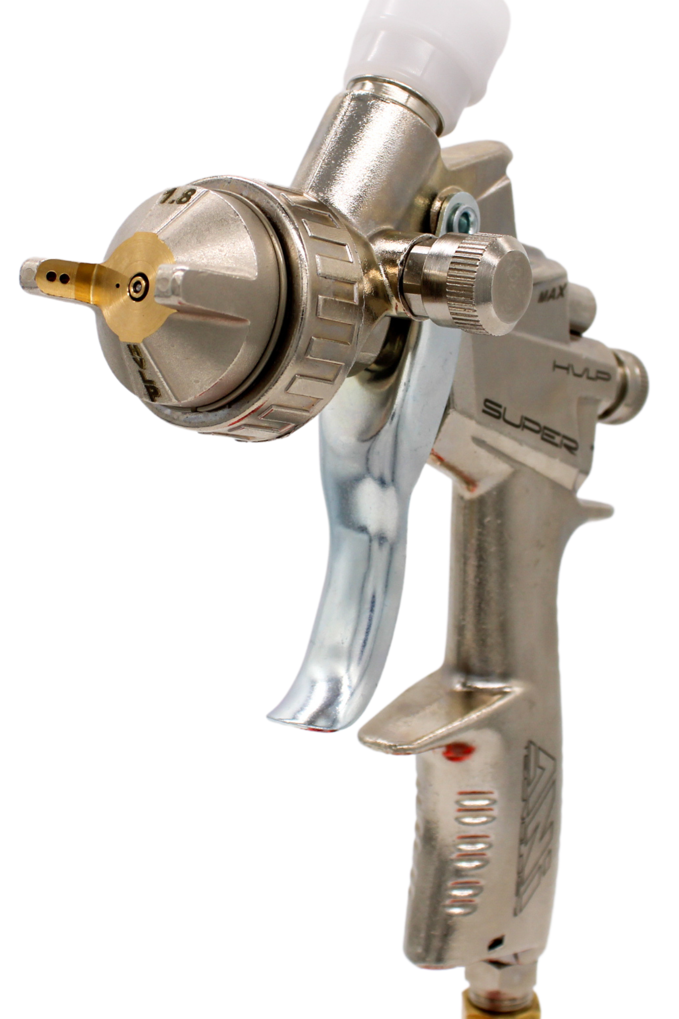 ANI F1/N-Super/S HVLP Spray Gun - Stainless Steel, Nozzle Light Weight - Maazzo