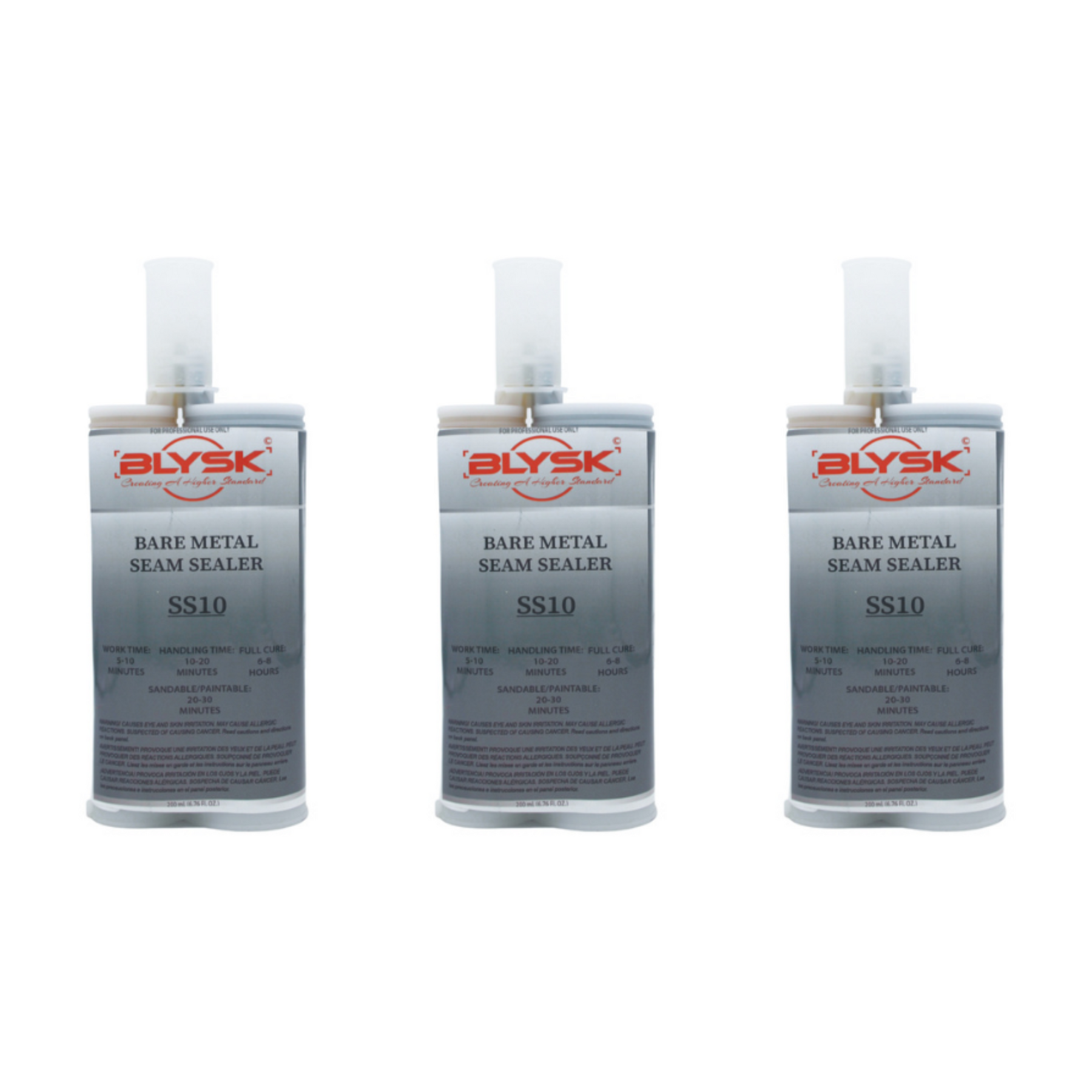 BLYSK Bare Metal Seam Sealer Gray SS10 - Two-Part, Semi-Flexible, Non-Sagging - Maazzo
