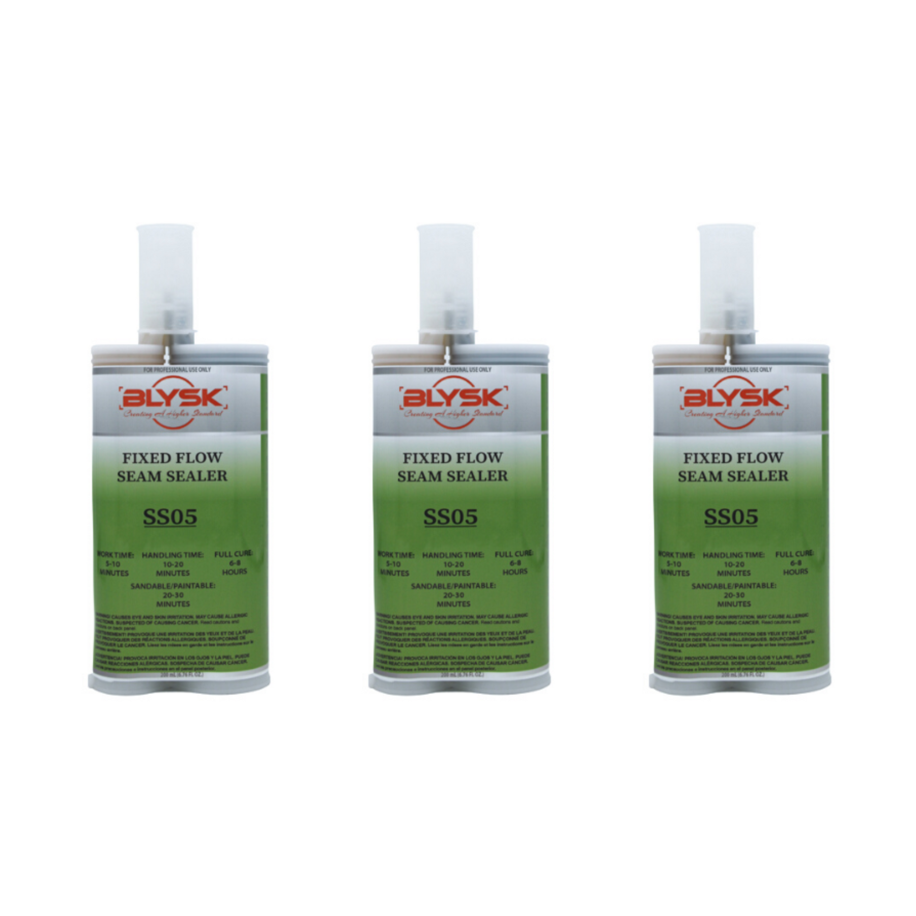 BLYSK Fixed Flow Seam Sealer Gray SS05, Semi-Flexible, Adhesion to Bare Metal - Maazzo