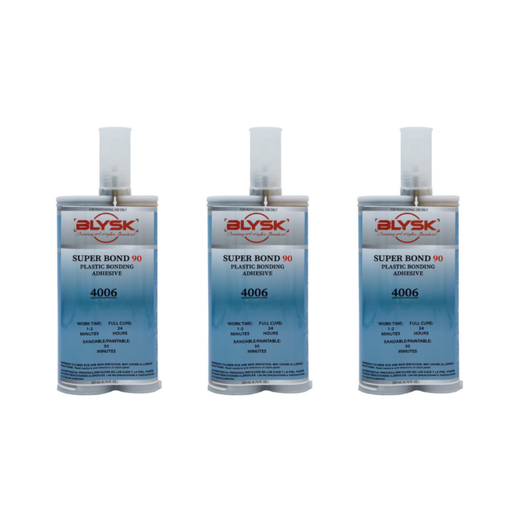 BLYSK Super Bond 90 Plastic Adhesive PR1.5 Two-Part Fast-Set Plastic Bonding Adhesive - Maazzo