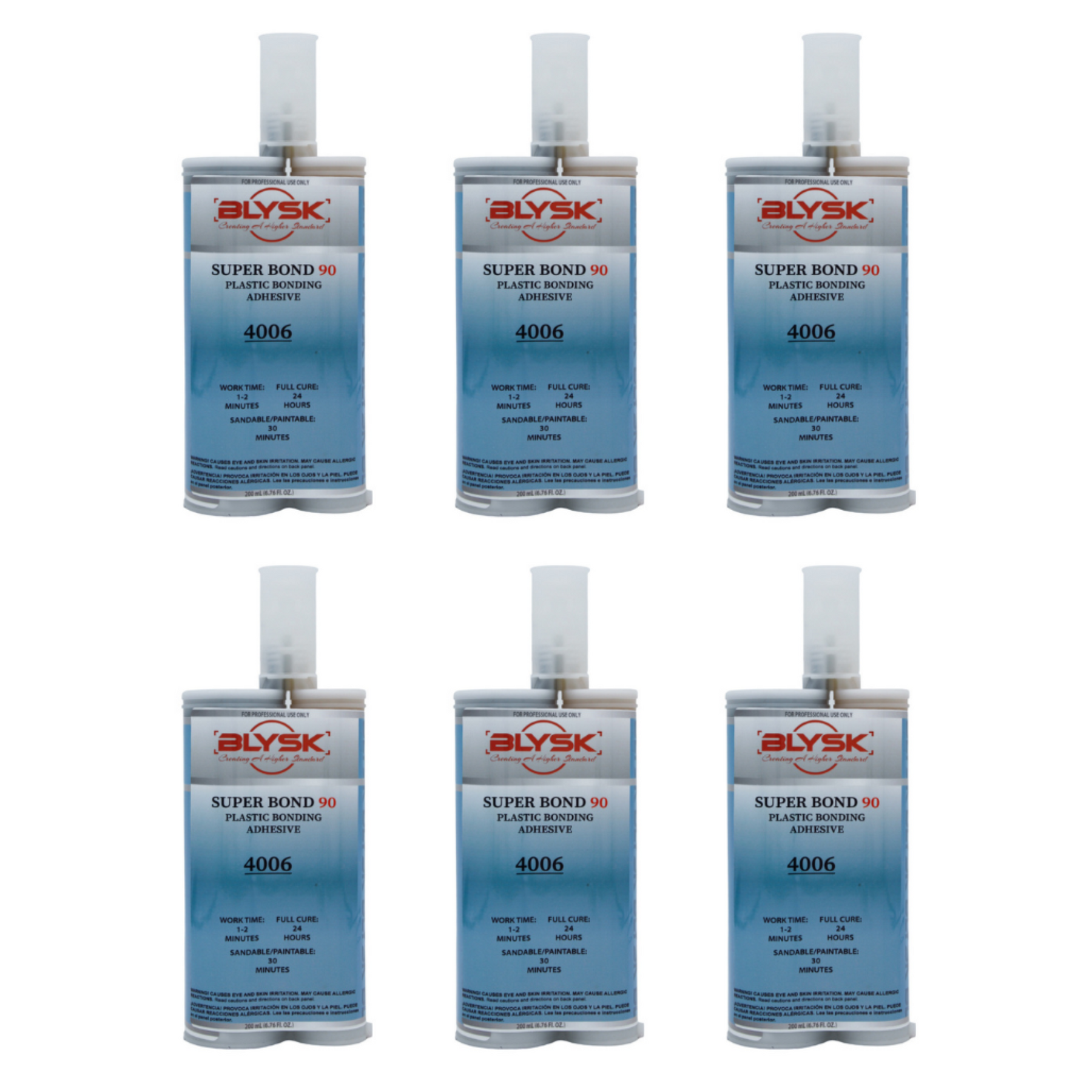 BLYSK Super Bond 90 Plastic Adhesive PR1.5 Two-Part Fast-Set Plastic Bonding Adhesive - Maazzo