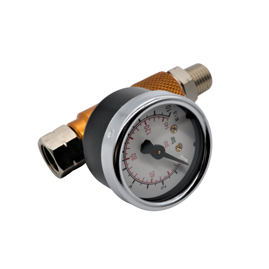 ANI RP/1 Air flow Regulator with Pressure Gauge - Maazzo