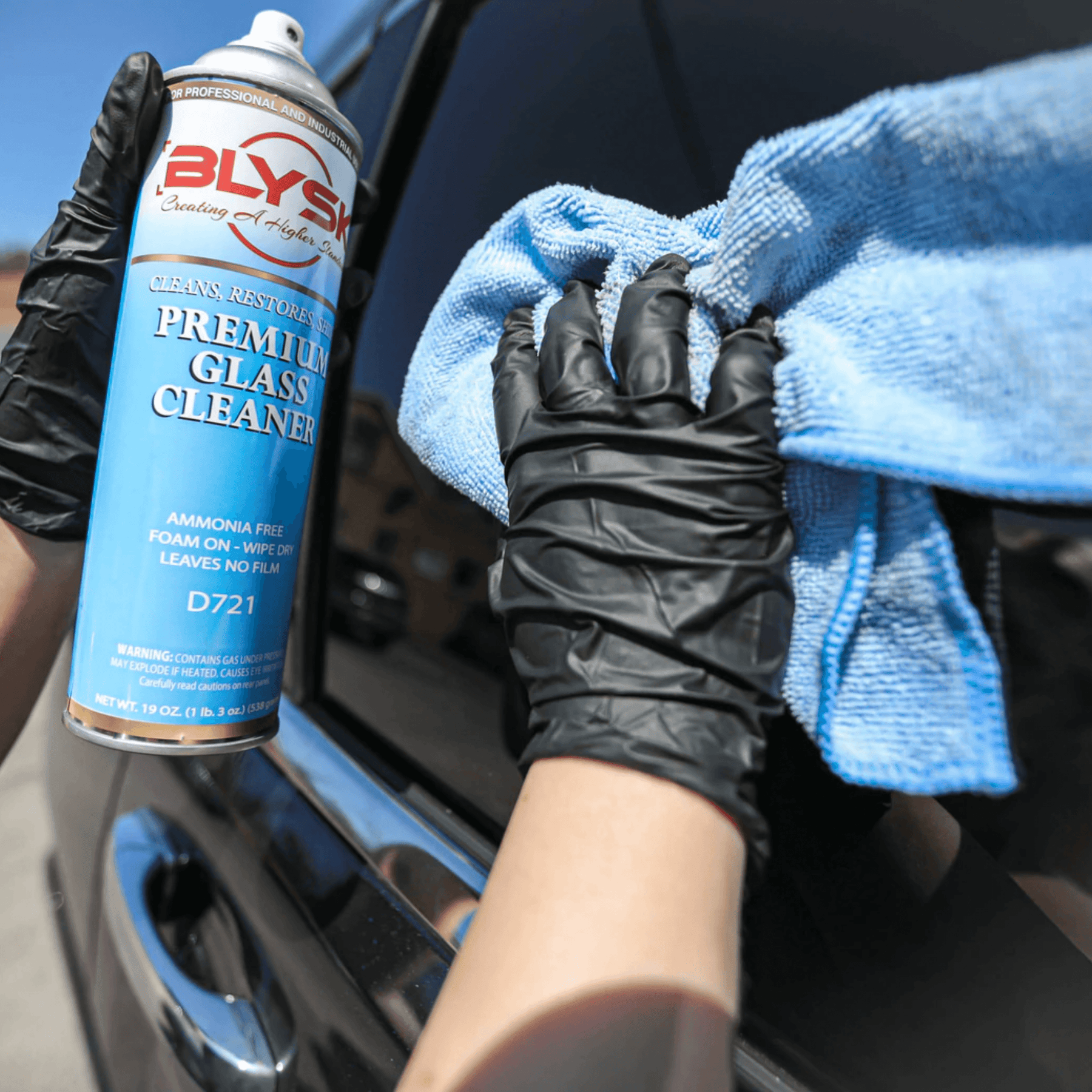 BLYSK Premium Glass Cleaner 19 oz Ammonia Free, Streak-Free Shine - Maazzo