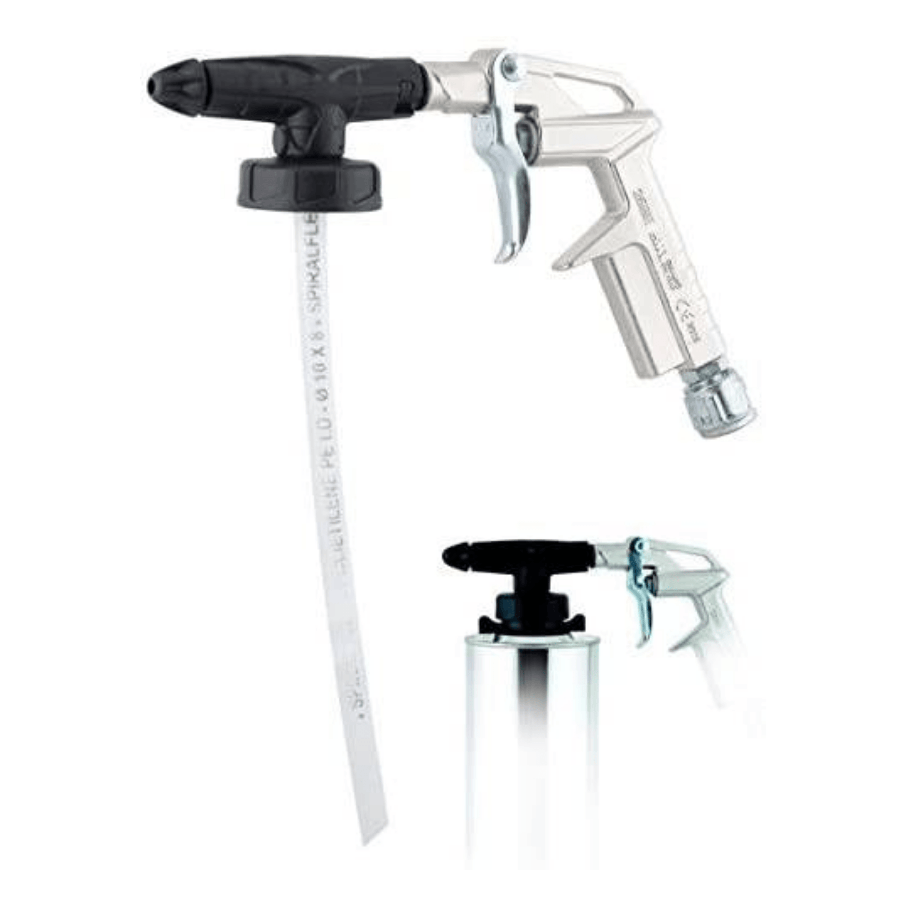 BLYSK Air Undercoating Gun with Suction Feed Cup, Nozzle Wand Attachment - Maazzo