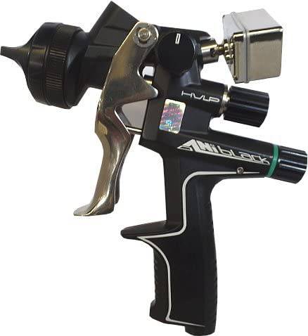 ANI Black/S 20 oz. Gravity Feed HVLP Automotive Air Spray Gun - Maazzo
