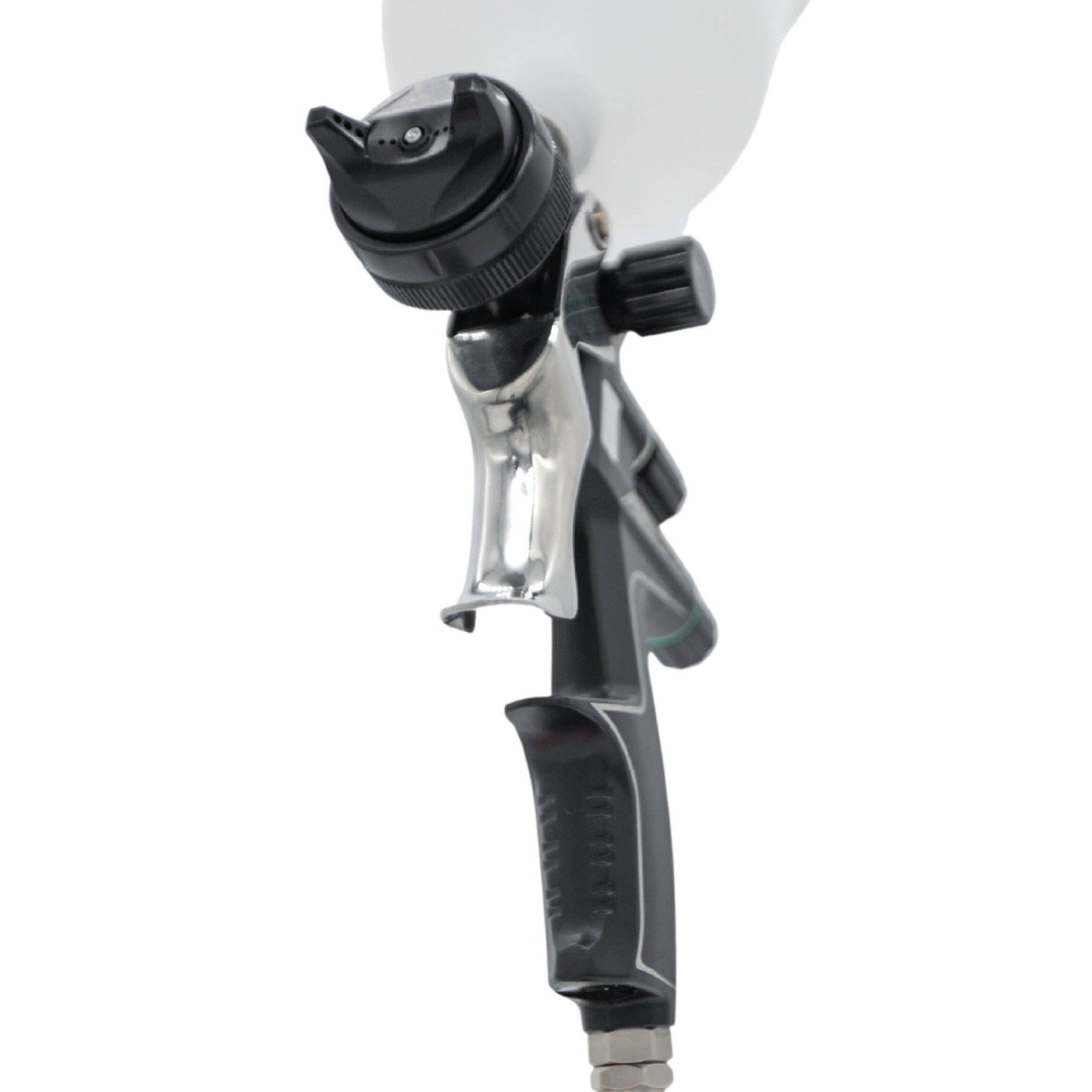 ANI Black/S 20 oz. Gravity Feed HVLP Automotive Air Spray Gun - Maazzo