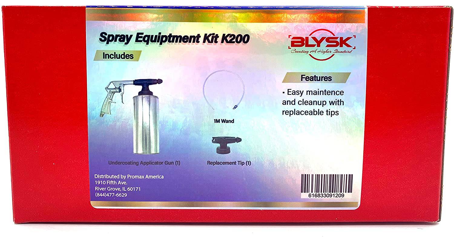 BLYSK Air Undercoating Gun with Suction Feed Cup, Nozzle Wand Attachment - Maazzo