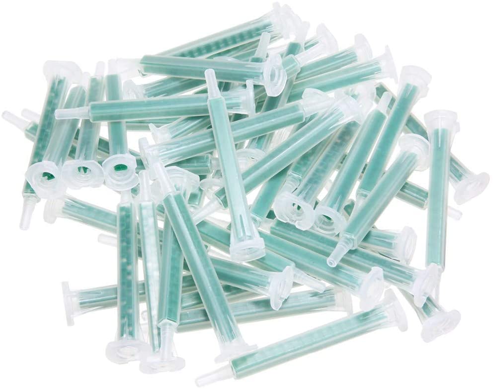 BLYSK 20 Piece Long Epoxy Mixing Nozzle Tip for Adhesive Gun Applicator - Maazzo