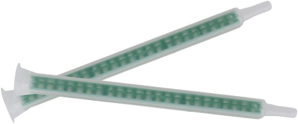 BLYSK 20 Piece Long Epoxy Mixing Nozzle Tip for Adhesive Gun Applicator - Maazzo