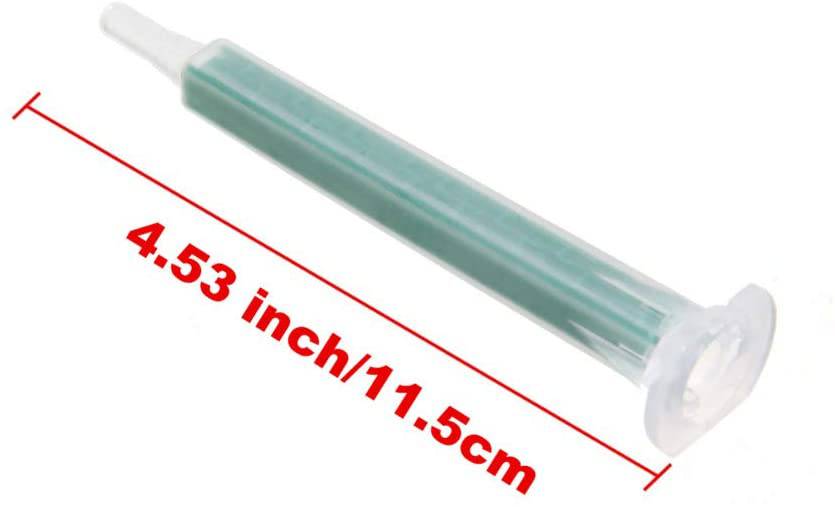 BLYSK 20 Piece Long Epoxy Mixing Nozzle Tip for Adhesive Gun Applicator - Maazzo