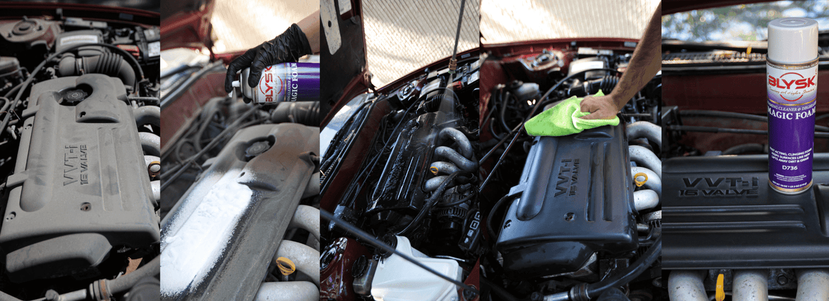 BLYSK Magic Foam Cleaner and Degreaser, 18oz - Fast Acting - Maazzo