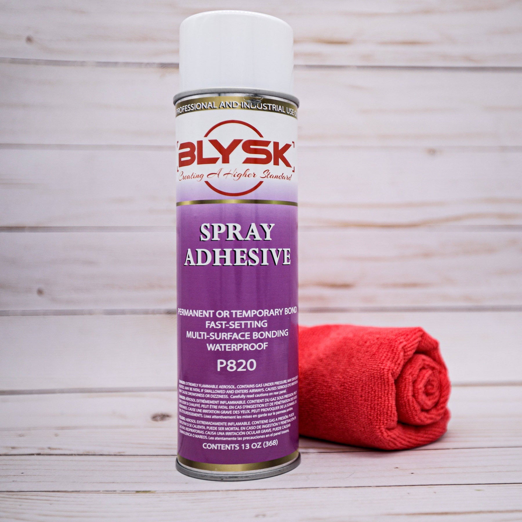 BLYSK Spray Adhesive 13oz - Permanent or Temporary Bonding, Waterproof - Maazzo