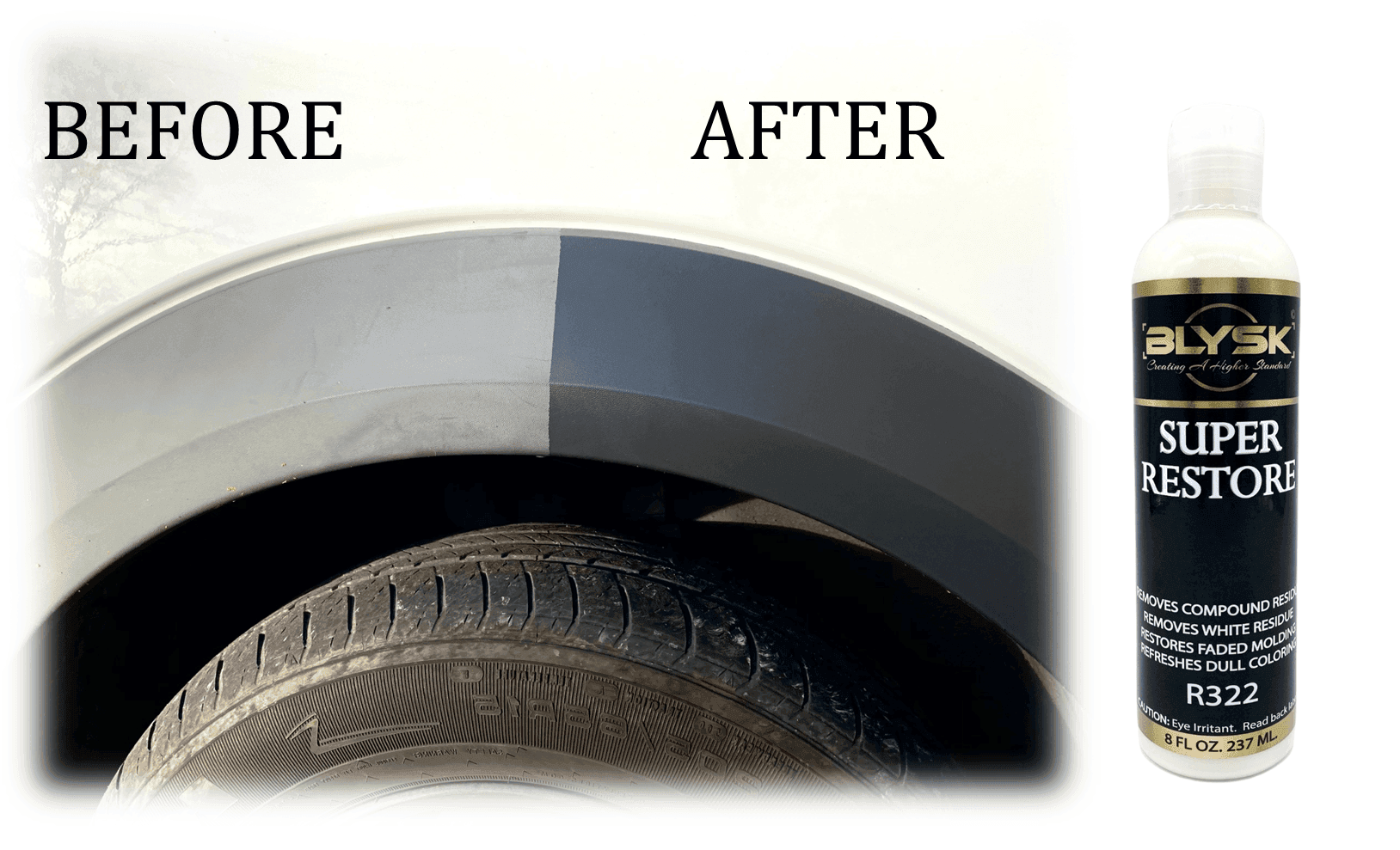 Blysk Super Restore 8oz. Trim and Plastic Super Restorer - Maazzo