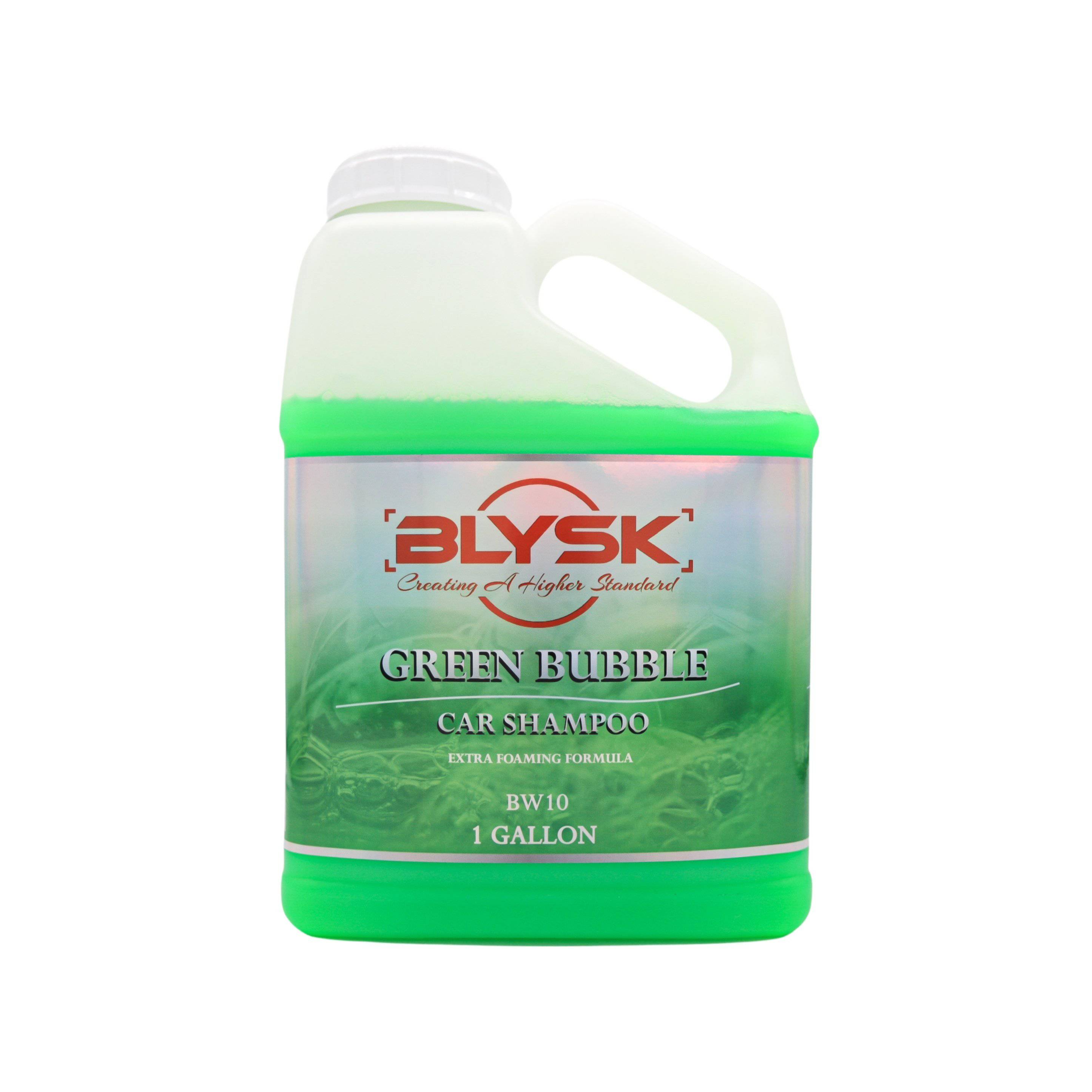 Blysk Green Bubble Car Shampoo- Extra Foaming Formula, Size: Gallon