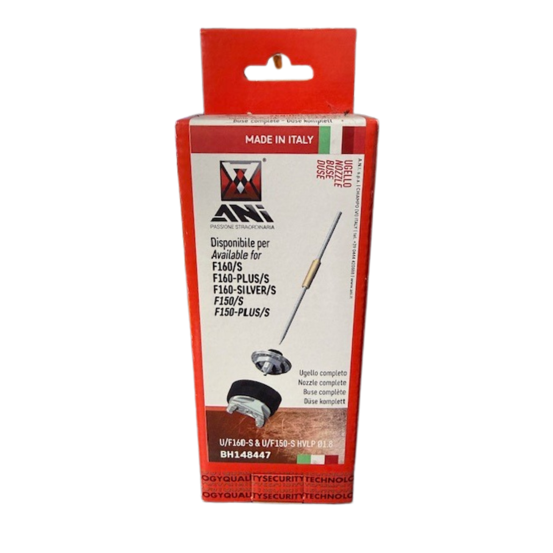 ANI F160/Plus/S 600cc HVLP Professional Paint Spray Gun or Nozzle Kit – Multiple  Sizes to Choose from (1.3mm to 2.0mm) Ideal for Auto Body, Woodworking, Industrial Applications