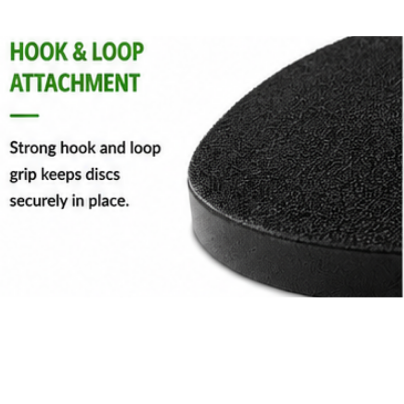 BLYSK 6" Hook & Loop Interface Pad for Sanding Discs, Solid Surface