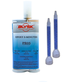 Blysk PR05 Hi-Stress Epoxy Adhesive, Filler & Resurfacer, 200ml / 6.76 fl oz Dual Cartridge, Rigid 2-Part Bonding for Metal, Aluminum, Fiberglass, Plastic, Wood, Glass & Concrete