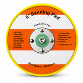BLYSK 6" PSA Backing Pad 5/16"-24 Thread 12000 RPM