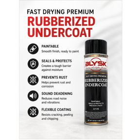 BLYSK Rubberized Undercoat Fast Drying Premium (U135) 16 oz.