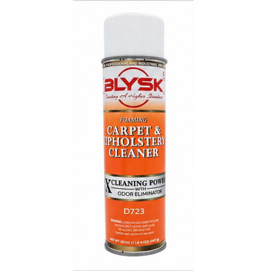 BLYSK Foaming Carpet & Upholstery Cleaner 20 oz (D723) – 3X Cleaning Power & Odor Eliminator, Removes Stains from Car Interiors, Home Carpets, Upholstery, Furniture, Floor Mats & Fabric Surfaces