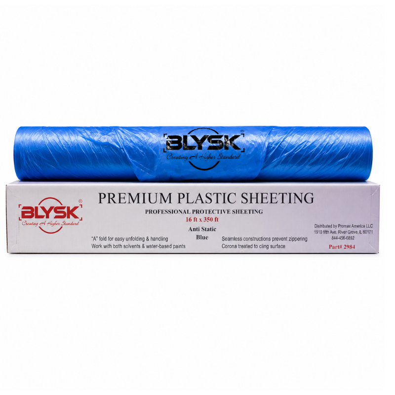 Blysk Automotive Cover Plastic sheeting 16' X 350'
