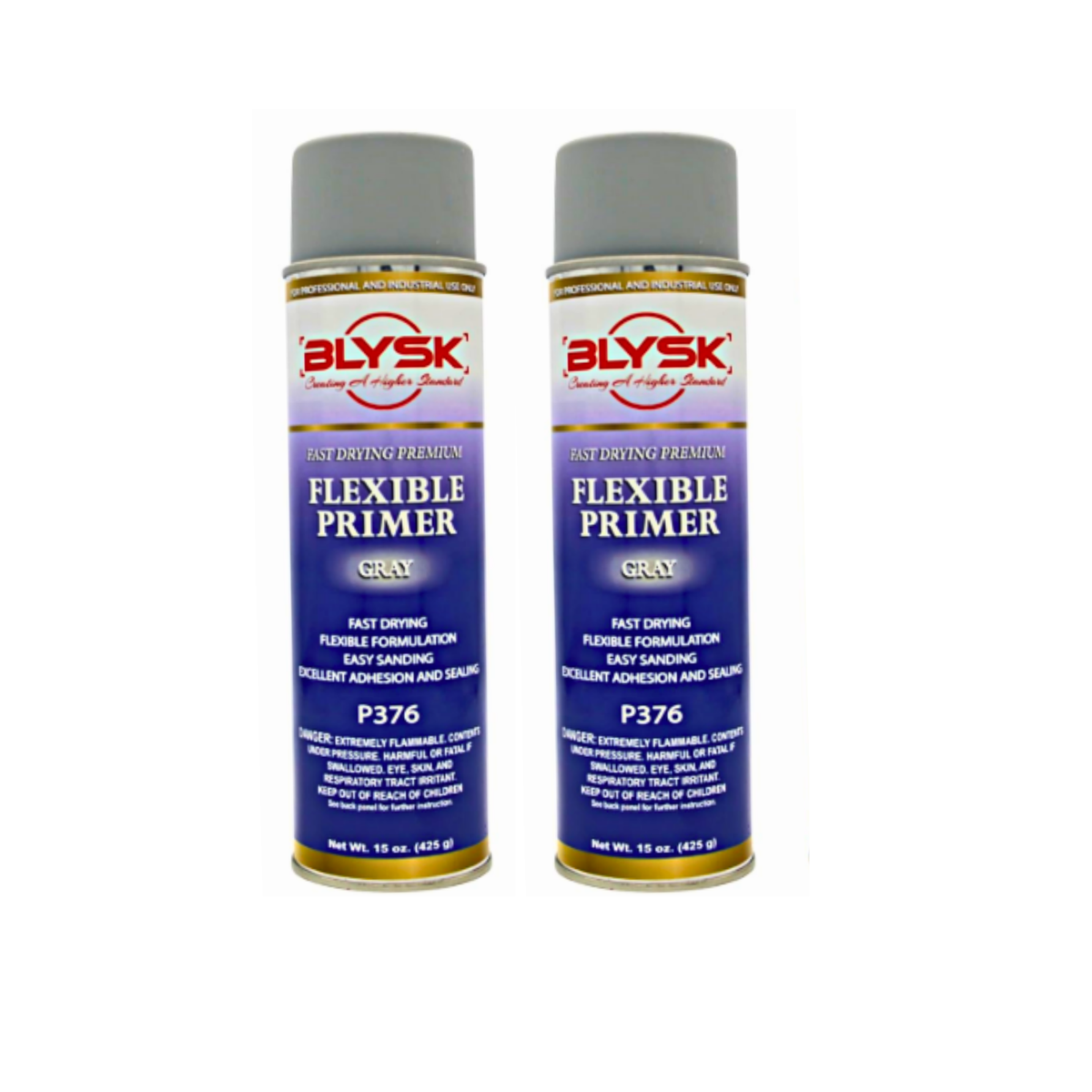Blysk  P376 Gray Flexible Primer 15 oz, High Adhesion