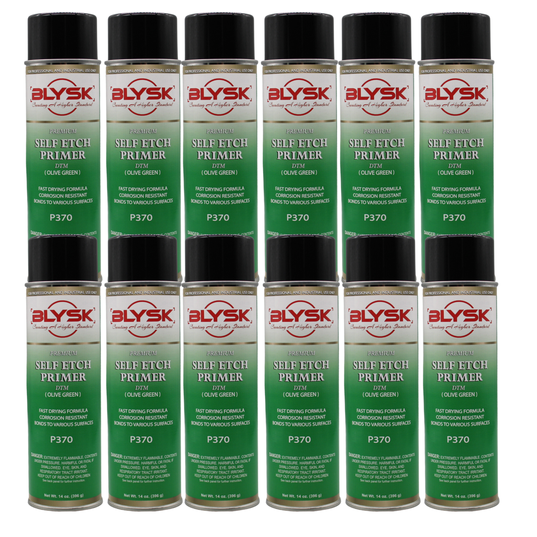 P370 Automotive Self Etching Primer Olive Green 14oz