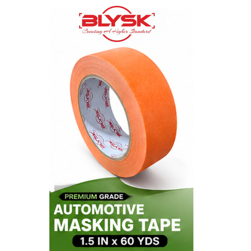 Premium Masking Tape for Automotive & General Painting, Temperature Resistant 50°F–200°F