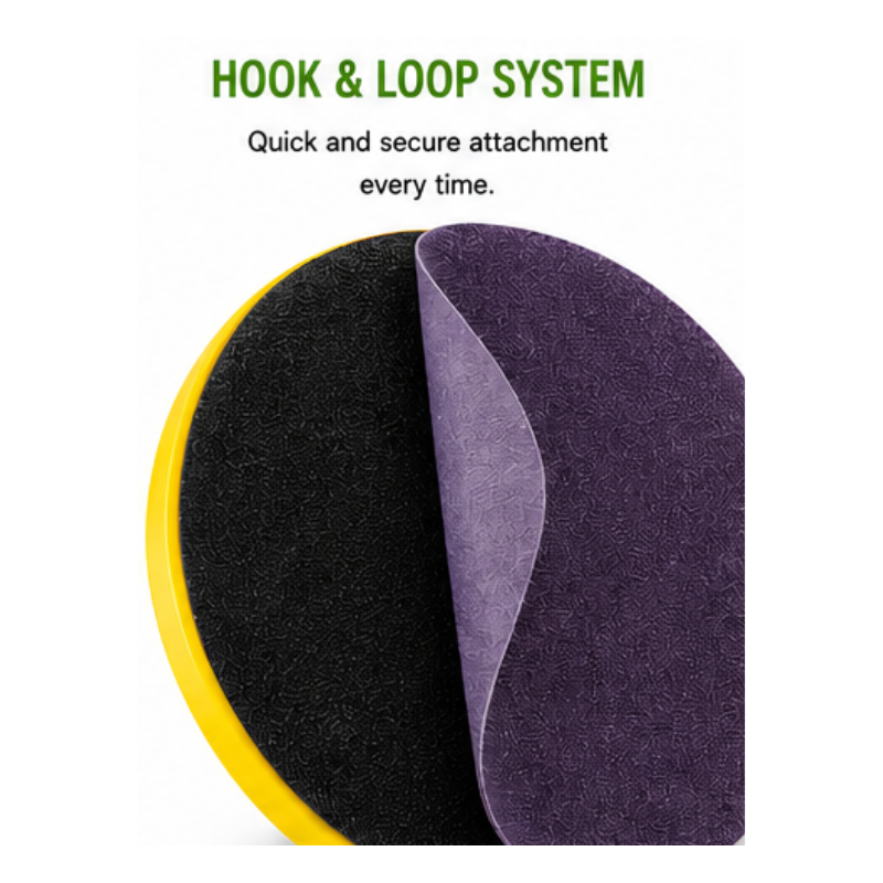 BLYSK 6" Hook & Loop Backing Pad 5/16"-24 Thread 12000 RPM