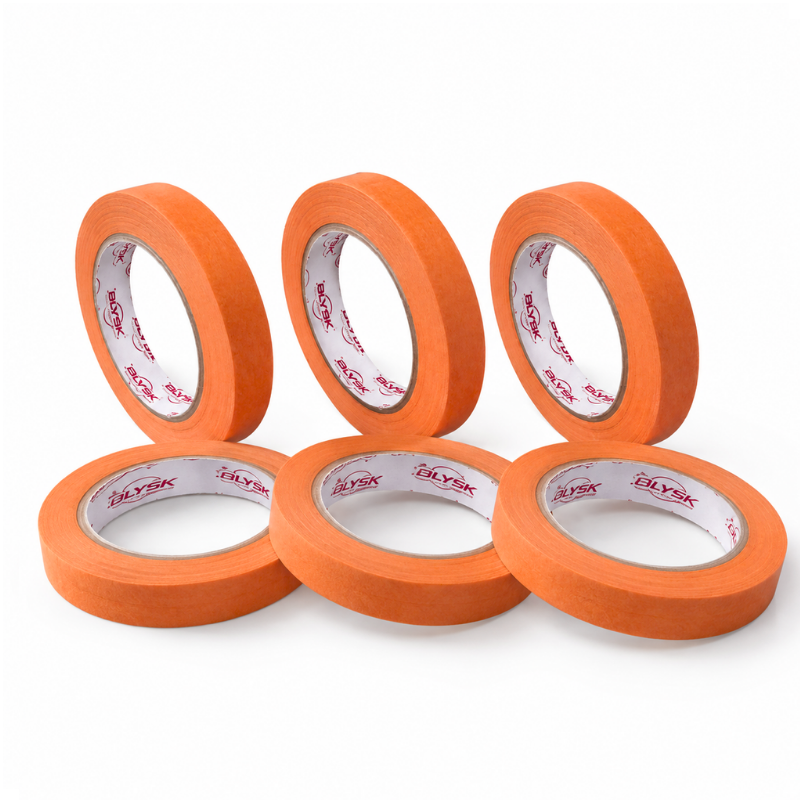 Premium Masking Tape for Automotive & General Painting, Temperature Resistant 50°F–200°F