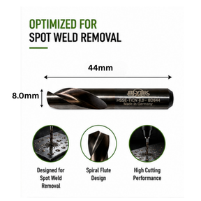 Spot Welding Drill Bit, HSSE-TiCN Double Coated,Titanium Carbon Nitride Coating, High-Speed Cutting Bit