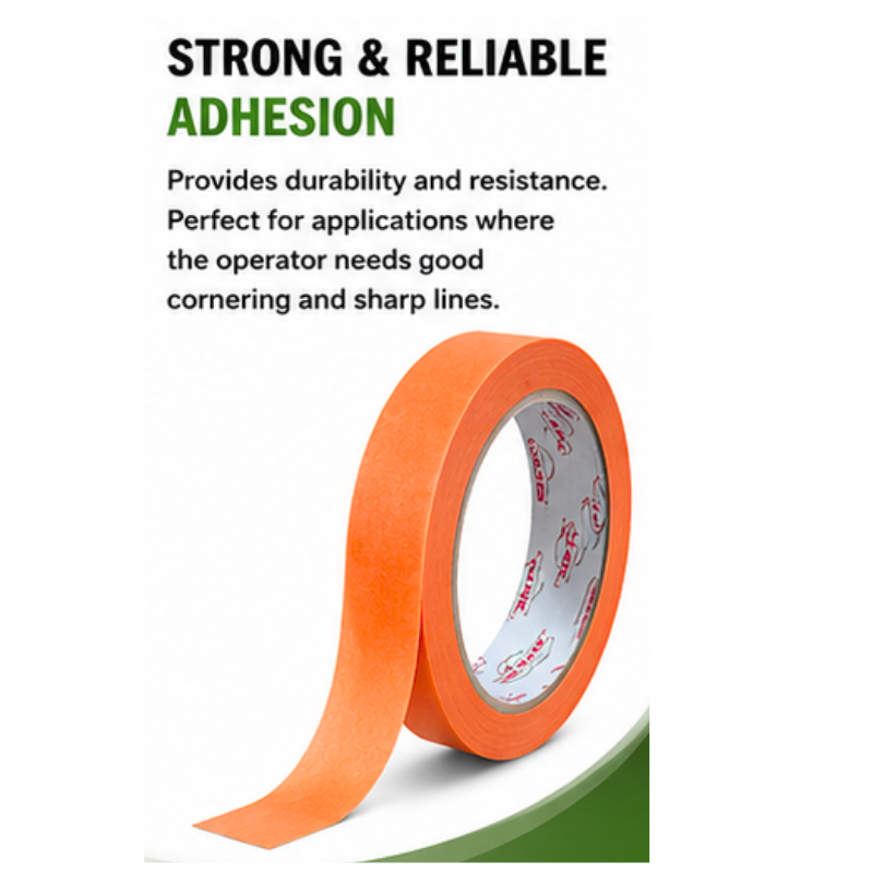 Premium Masking Tape for Automotive & General Painting, Temperature Resistant 50°F–200°F