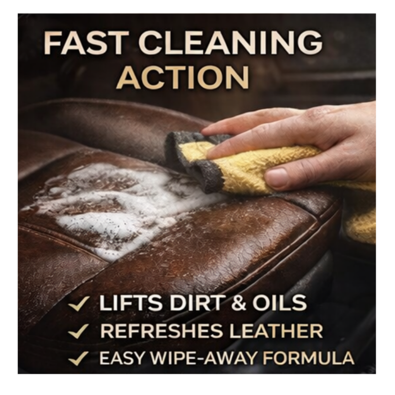 Blysk Leather Mink Cleaner Aerosol 15 oz (R339) – Interior & Upholstery Spray for Seats, Dashboard & Trim