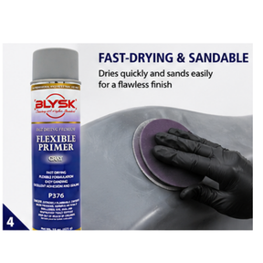 Blysk  P376 Gray Flexible Primer 15 oz, High Adhesion