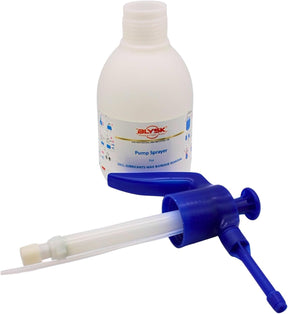 BLYSK 2L Pressurized Spray Bottle – Heavy-Duty Handheld Pump Sprayer, Chemical-Resistant, Adjustable Nozzle. (Blue)