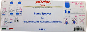 BLYSK 2L Pressurized Spray Bottle – Heavy-Duty Handheld Pump Sprayer, Chemical-Resistant, Adjustable Nozzle. (Blue)