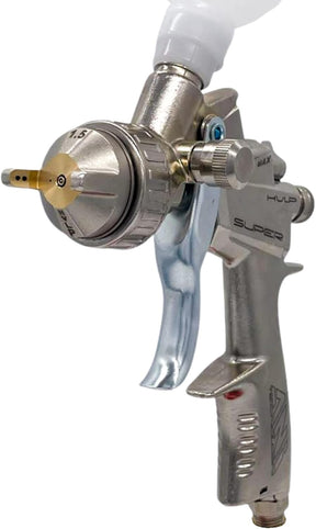 ANI F1/N-Super/S HVLP Paint Gun Automotive Compressed Air Paint Gun Stainless Steel Nozzle Light Weight Automotive Paint Sprayer for Cars, 500 cc Gravity Feed Cup & Wrench (1.5mm)