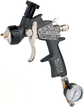 ANI Snake Spray Gun Kit (F160-PLUS/S HVLP) – Automotive Paint Gun with PPS Adapter & Nylon Case TMD2 Digital Manometer/RP1 Anolog Regulator. (RP1 1.3mm)