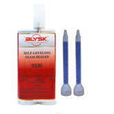 Self-Leveling Seam Sealer SS30 – Gray 200ml (6.76 fl oz) Dual Cartridge with 2 Mixing Nozzles – Automotive Seam & Roof Sealer – Fast Leveling Formula for Drip Rails & Body Seams