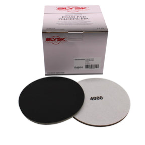 6" Premium Foam Polishing Disc – 1000, 2000, 3000, 4000 Grit – Flexible Abrasive Pad for Orbital & DA Sanders – Wet/Dry Use – Contour-Adaptive – Pre-Polish Finishing, 15-Pack (4000 Grit)