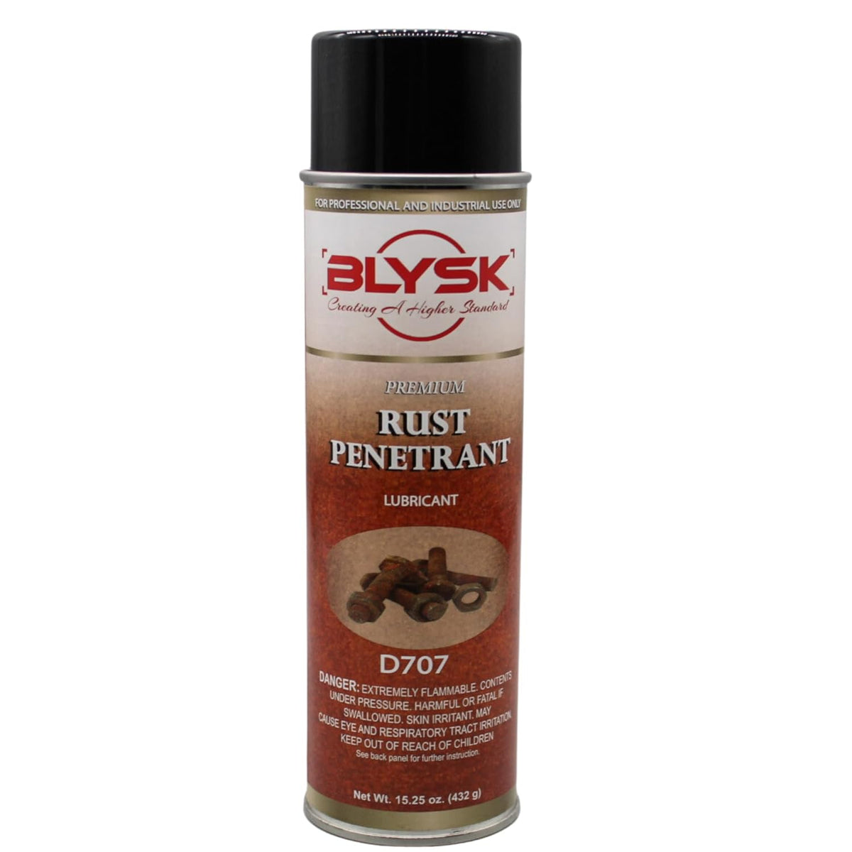 Rust Penetrant Spray 15.25 oz (D707) – Fast Acting Lubricant for Loosening Rusted Bolts, Nuts & Parts – Deep Penetrating Oil for Automotive, Industrial & Maintenance Use